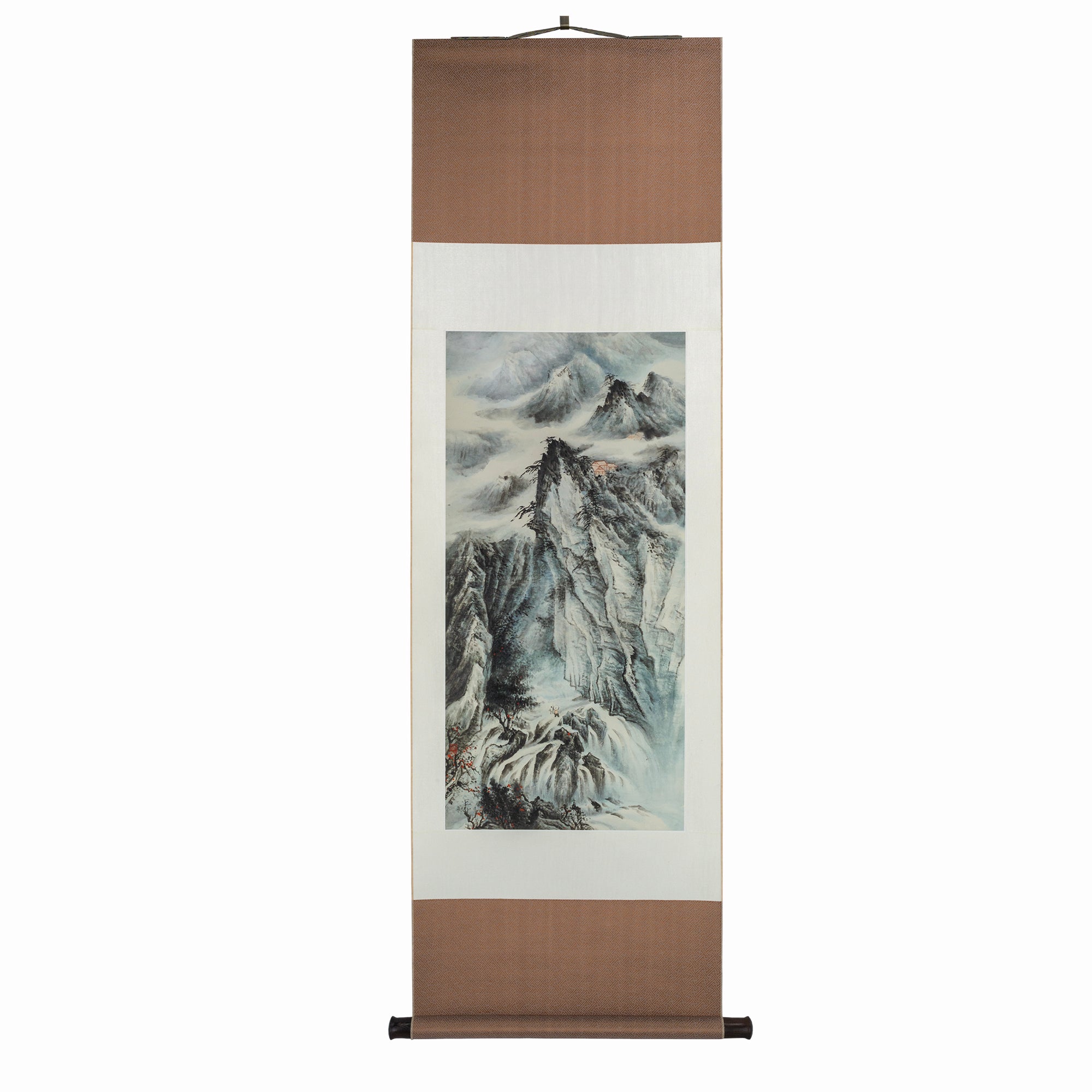 Seeking the Path in Deep Mountains - Hanging Scroll