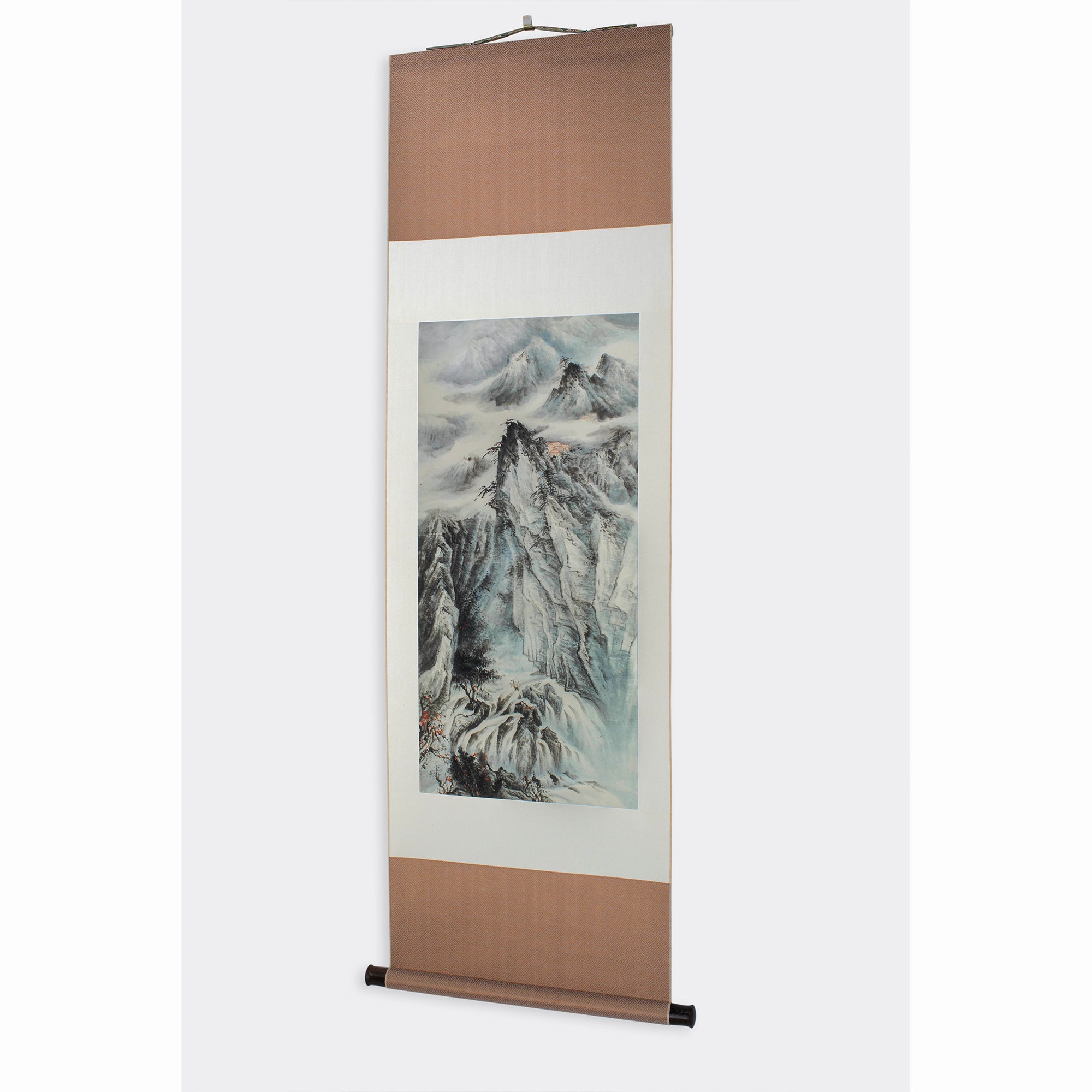 Seeking the Path in Deep Mountains - Hanging Scroll