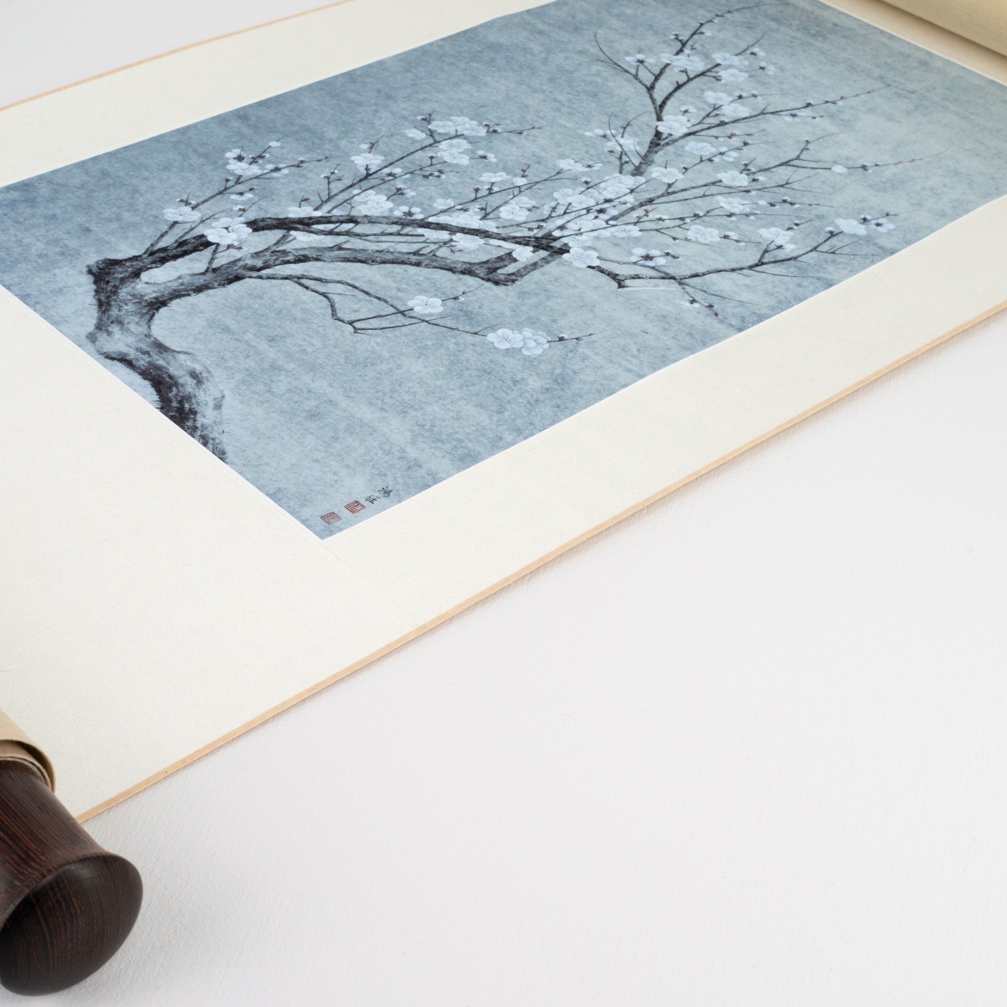 Plum Blossoms - Hanging Scroll