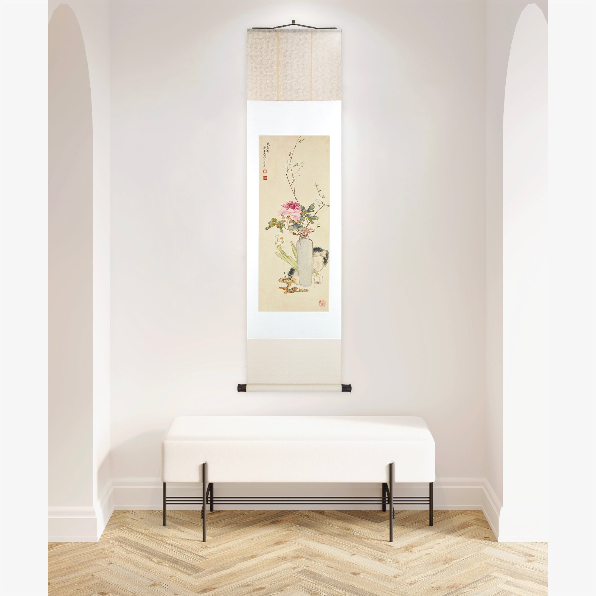 Peace and Prosperity - Hanging Scroll