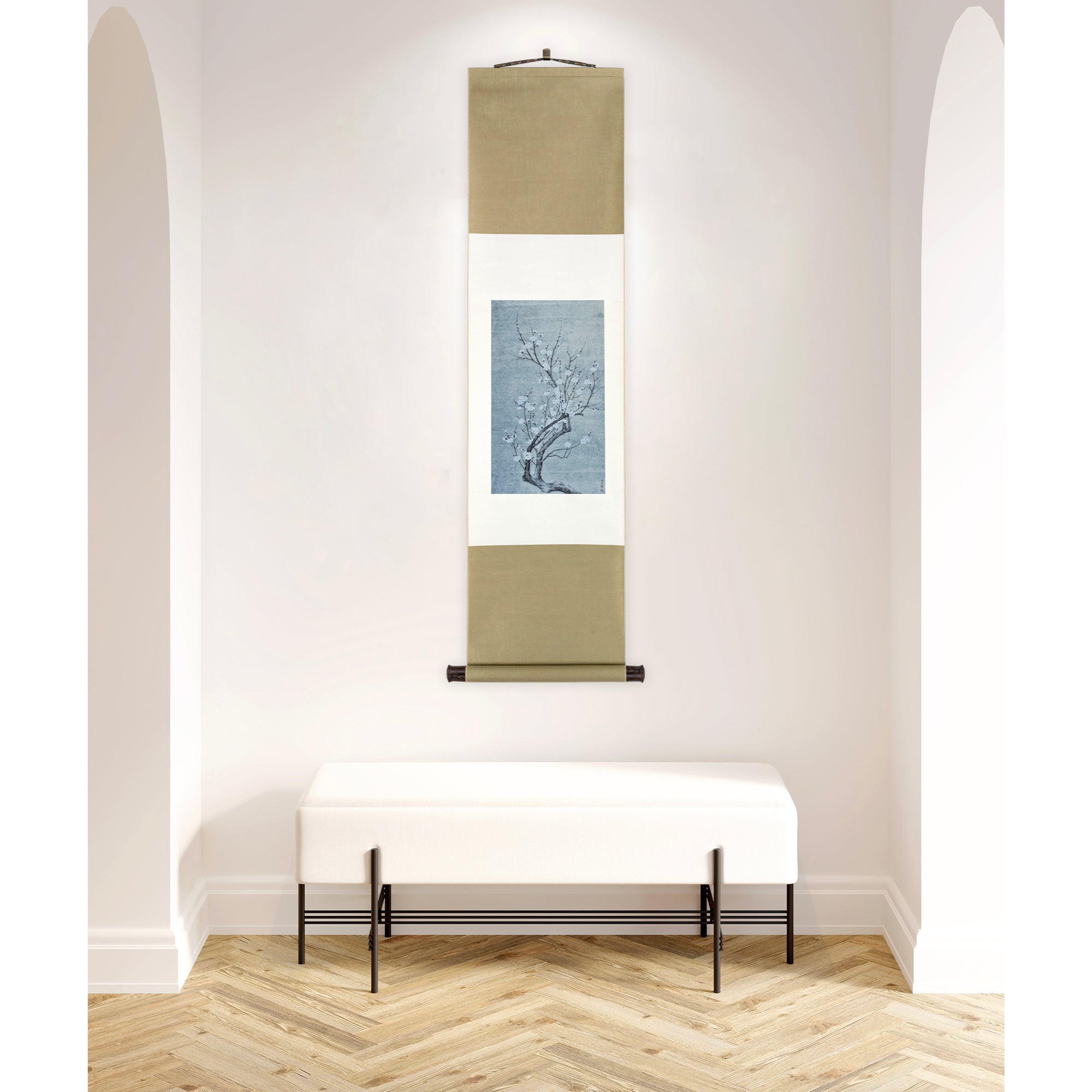 Plum Blossoms - Hanging Scroll
