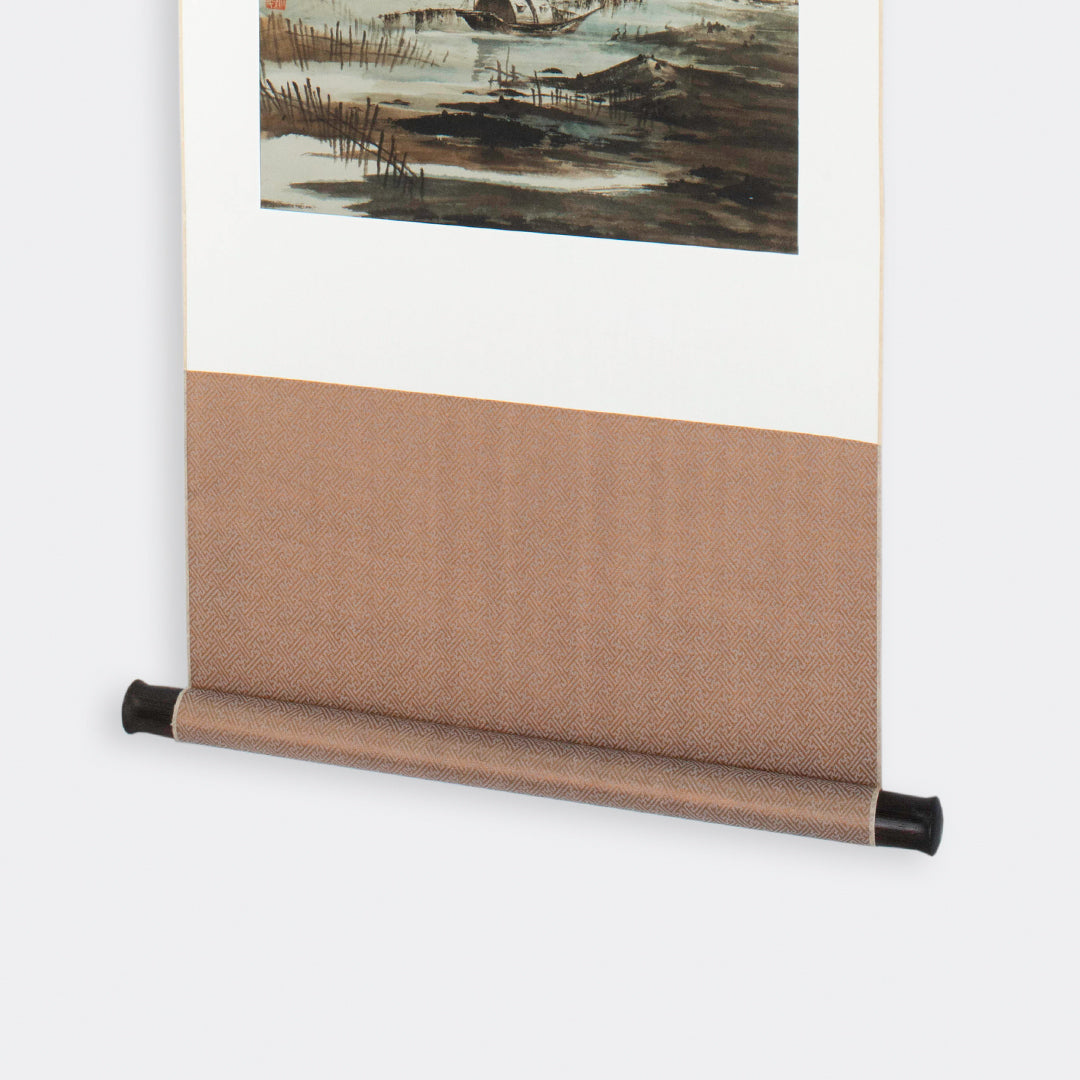 Seeking the Path in Deep Mountains - Hanging Scroll
