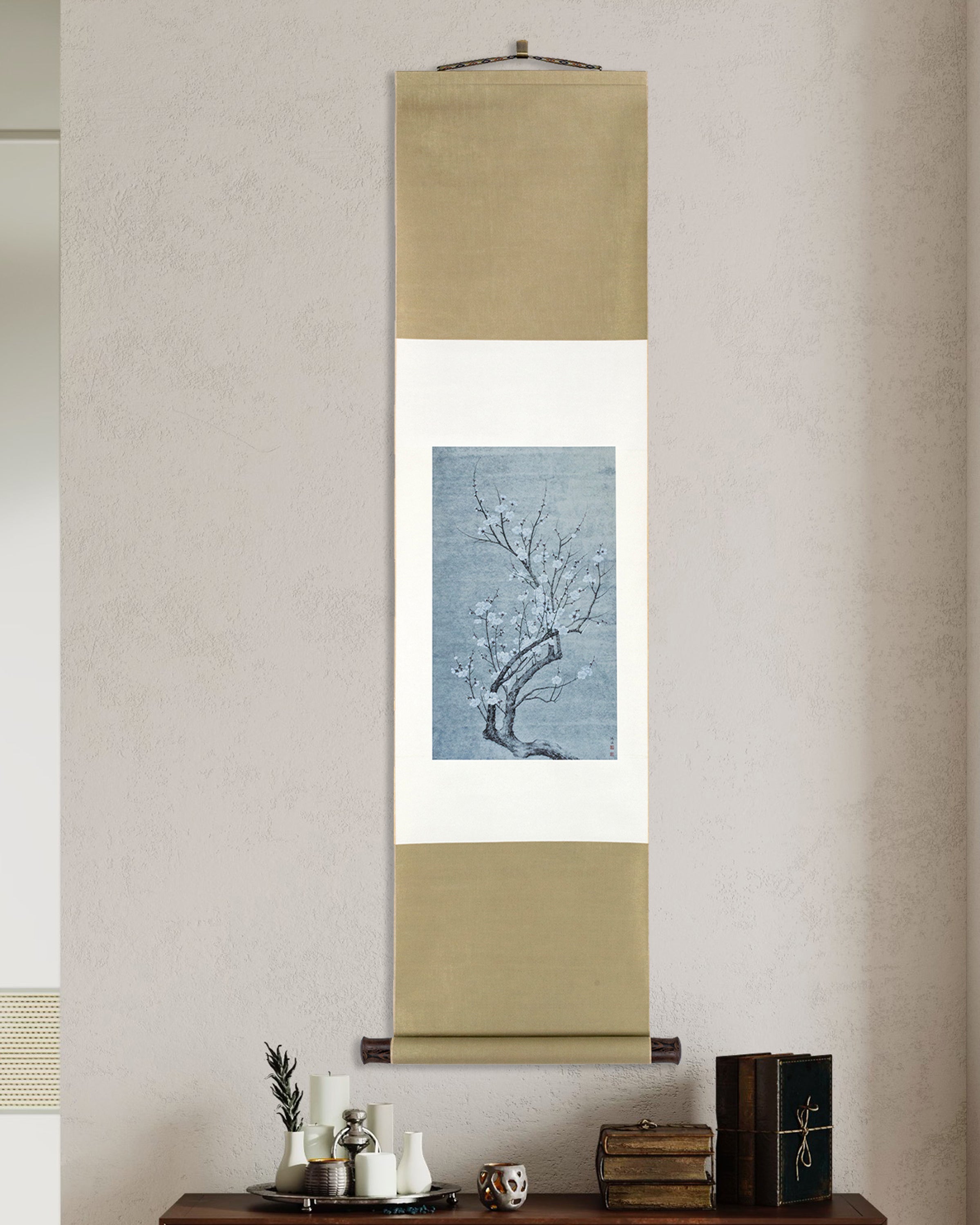 Plum Blossoms - Hanging Scroll