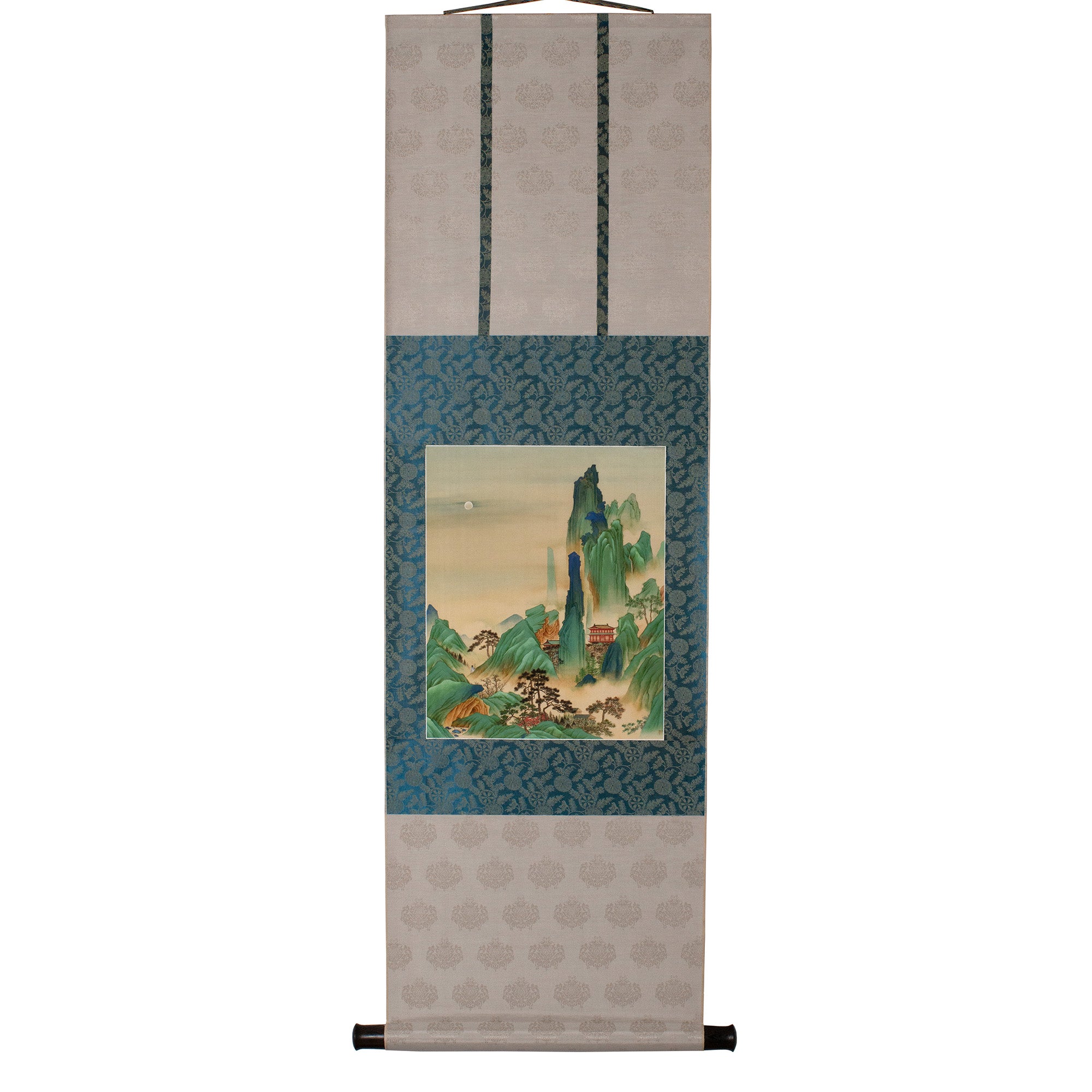 Moonlit Longing for Reunion - Hanging Scroll