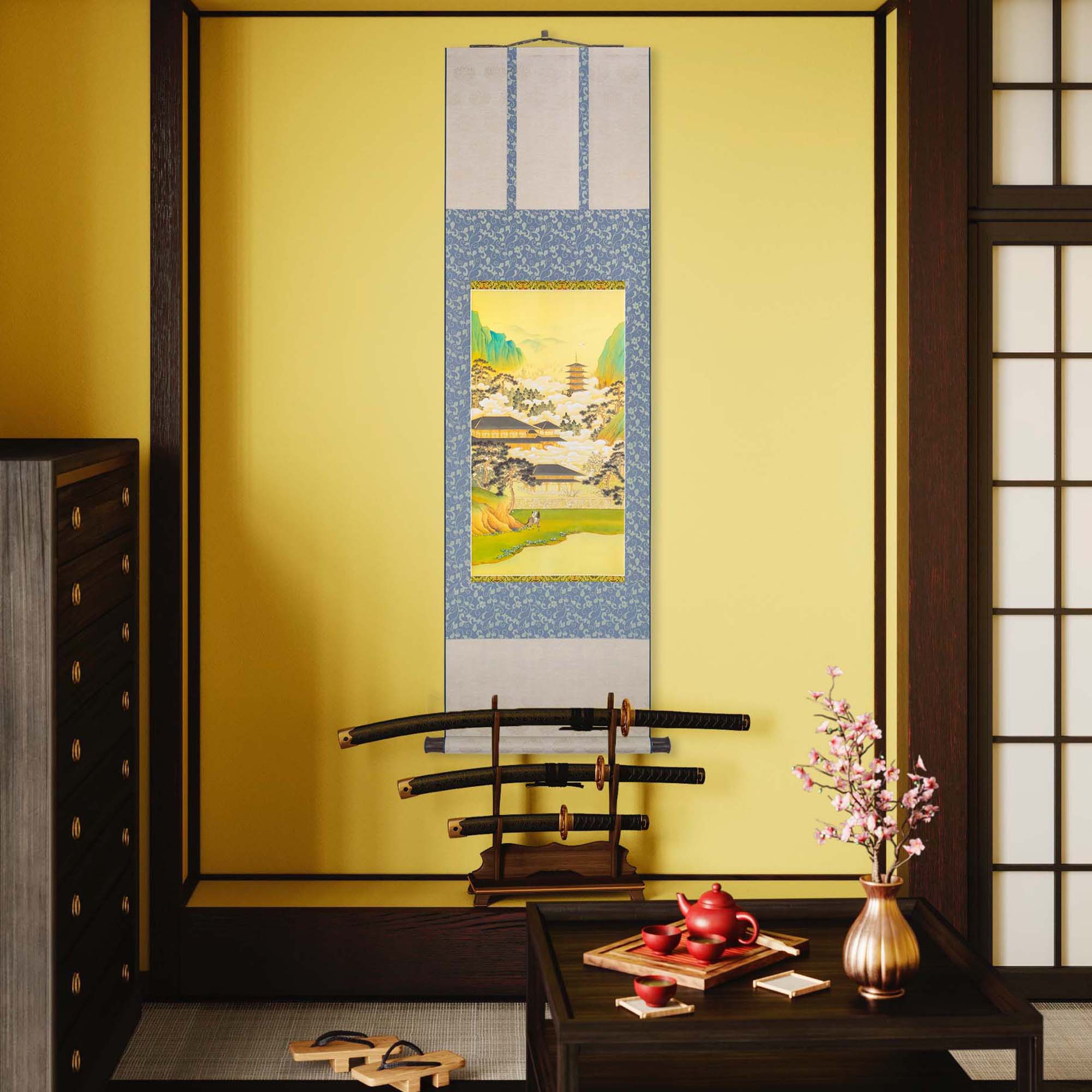 Oriental Sacred Realm - Hanging Scroll