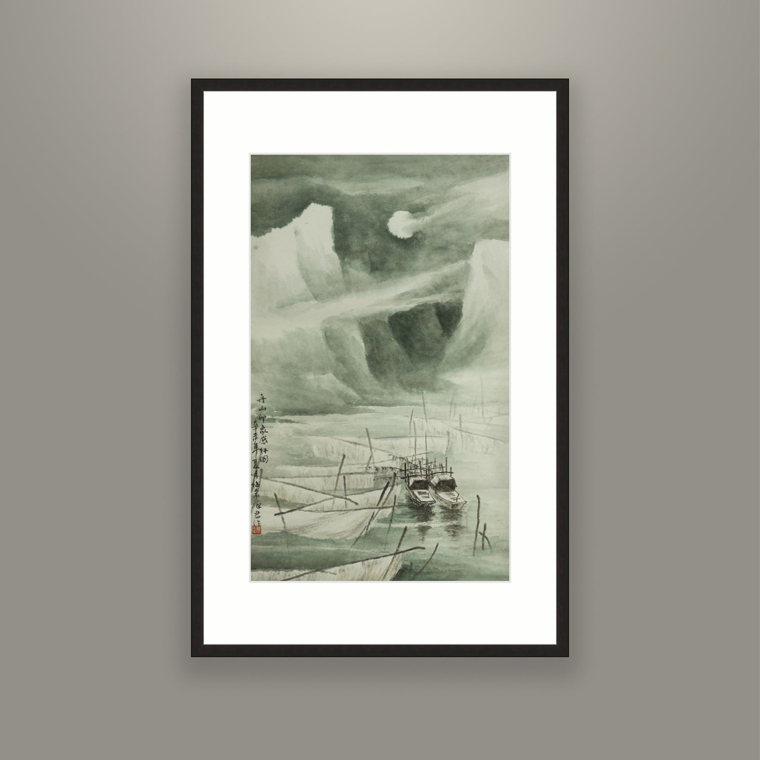 Boats and Tides in the Moonlight 2