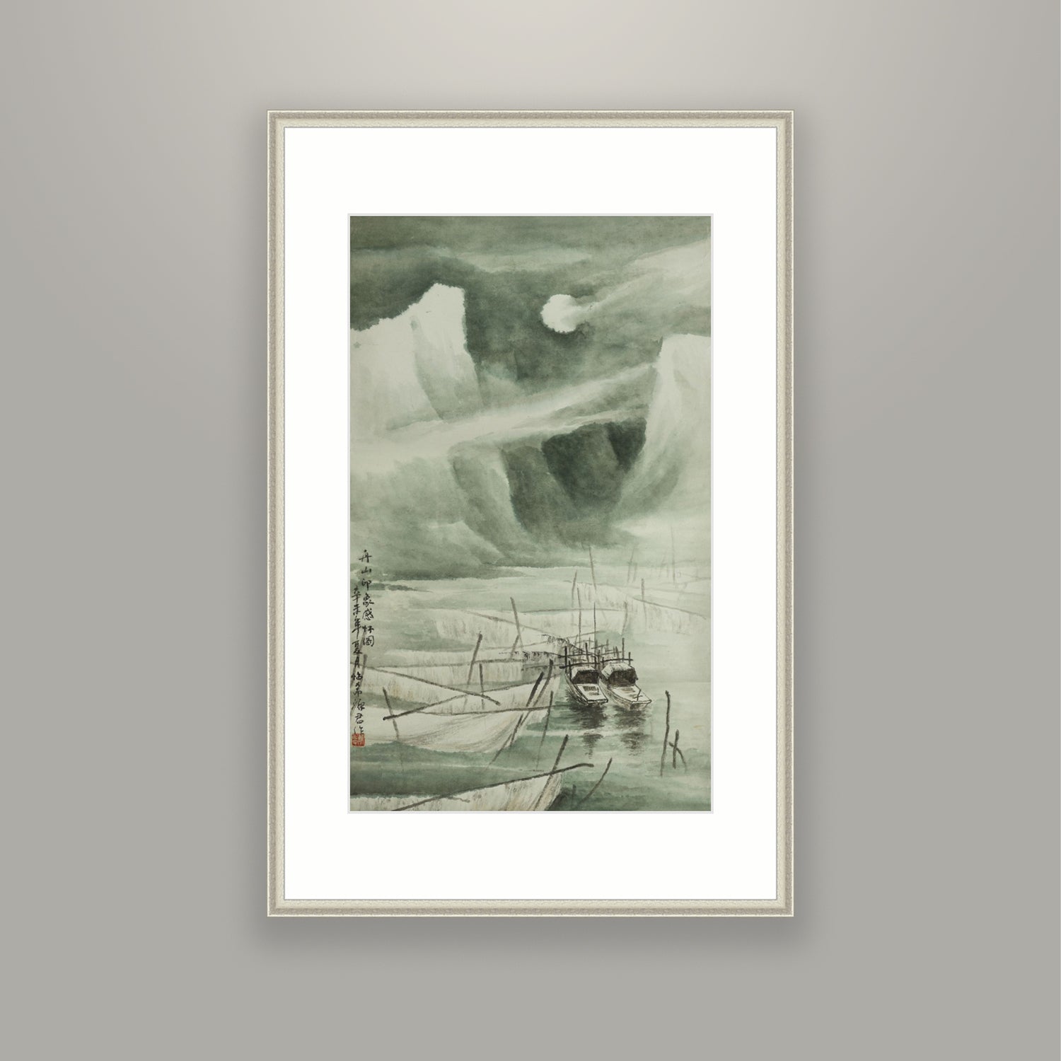 Boats and Tides in the Moonlight 2