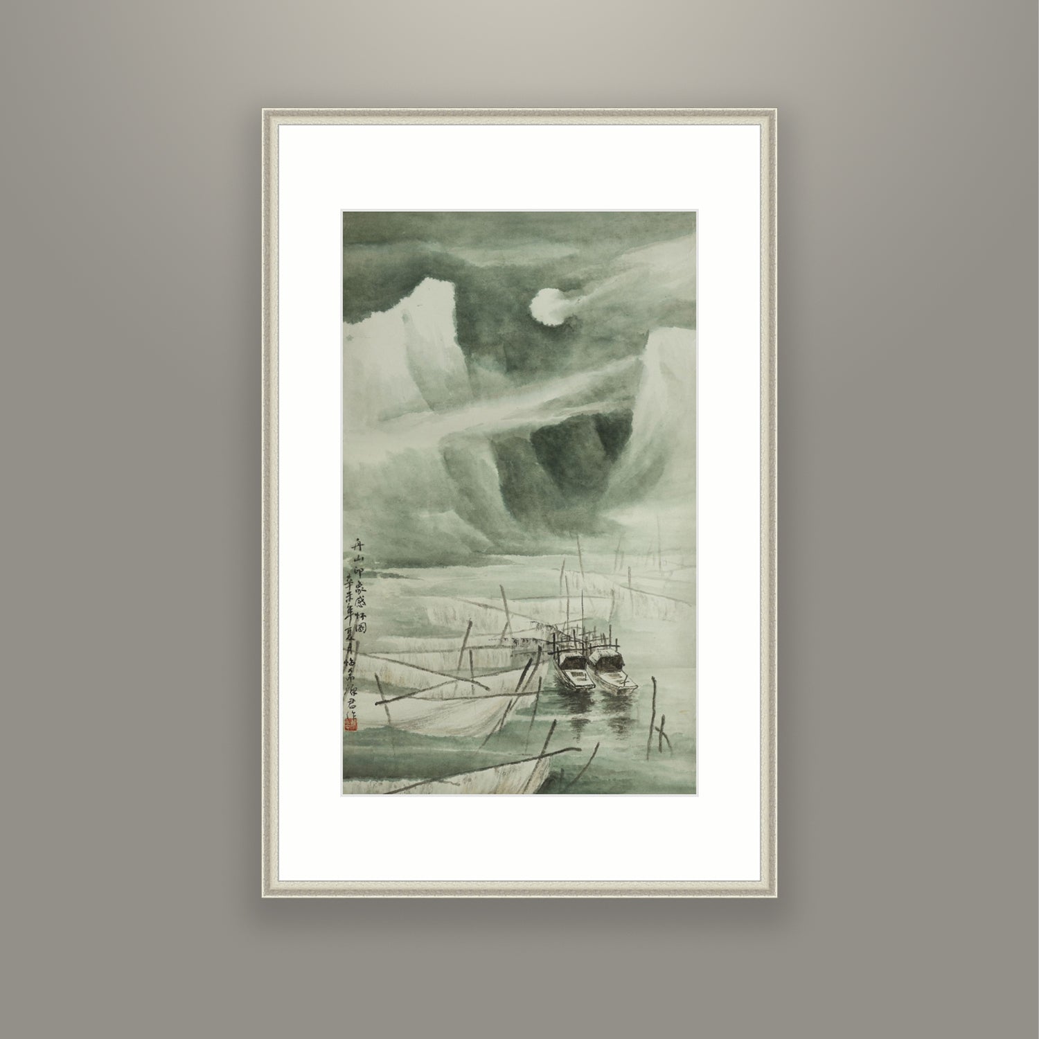 Boats and Tides in the Moonlight 2