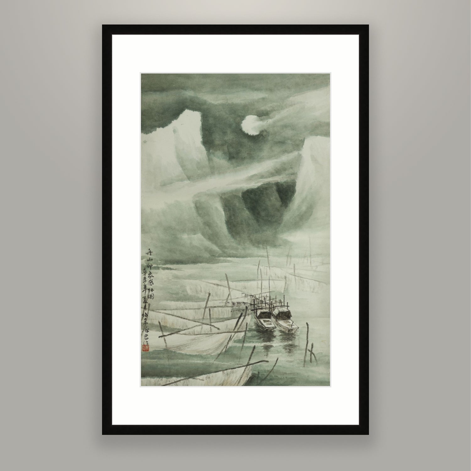 Boats and Tides in the Moonlight 2