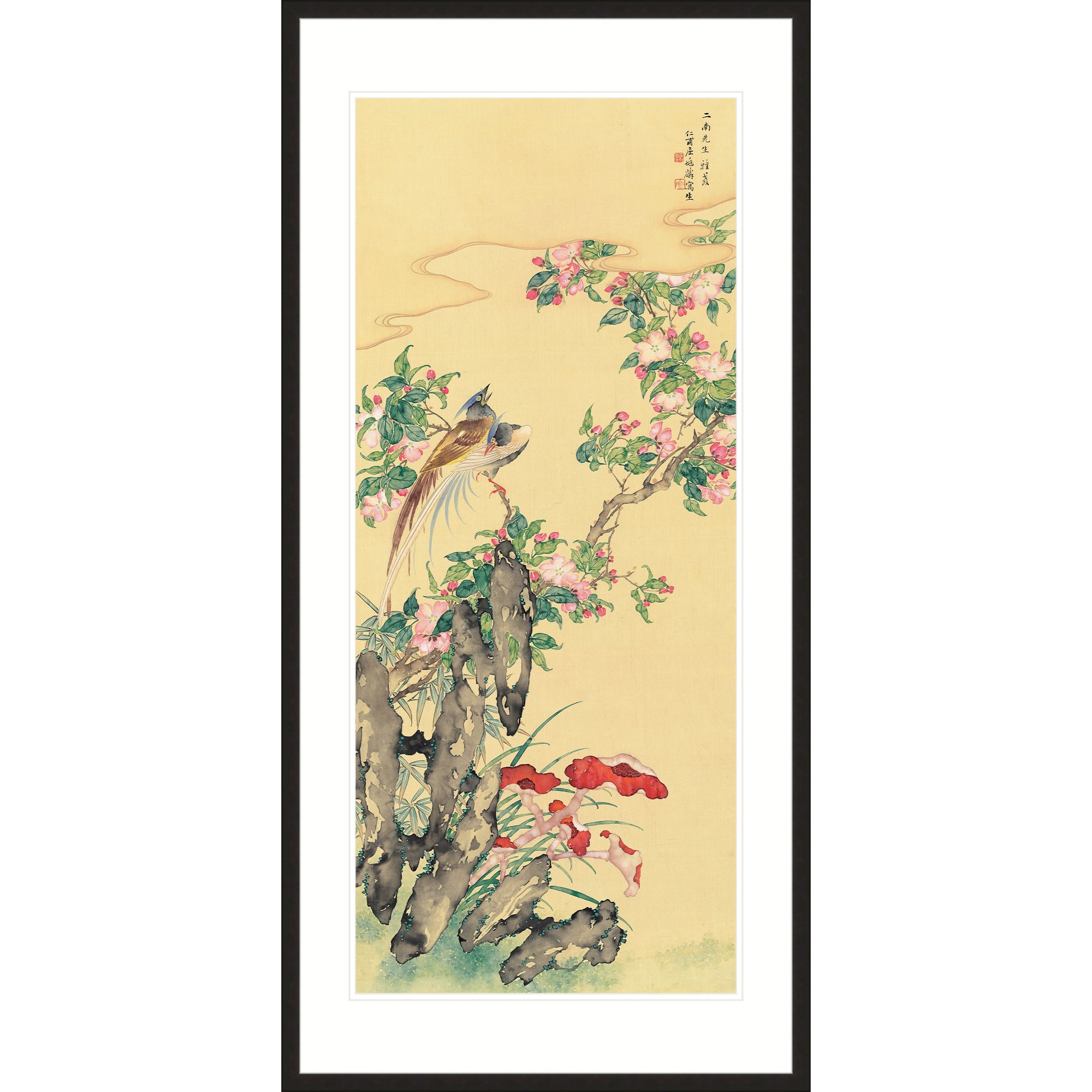 Chrysolophus and Hibiscus 01