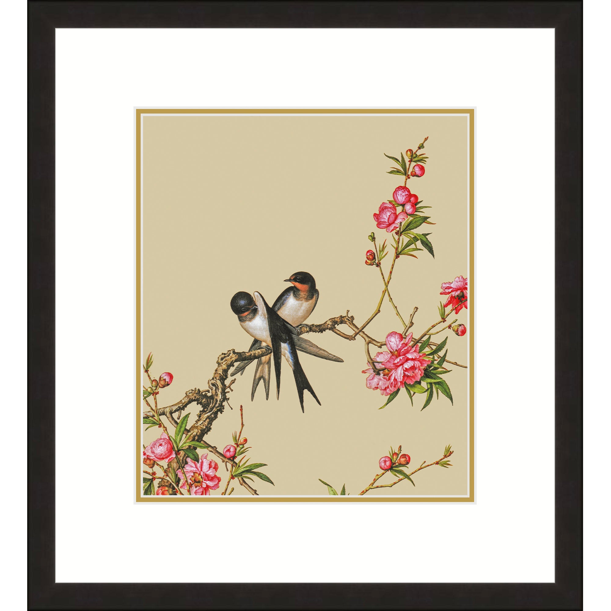Magpies and Peach Blossoms