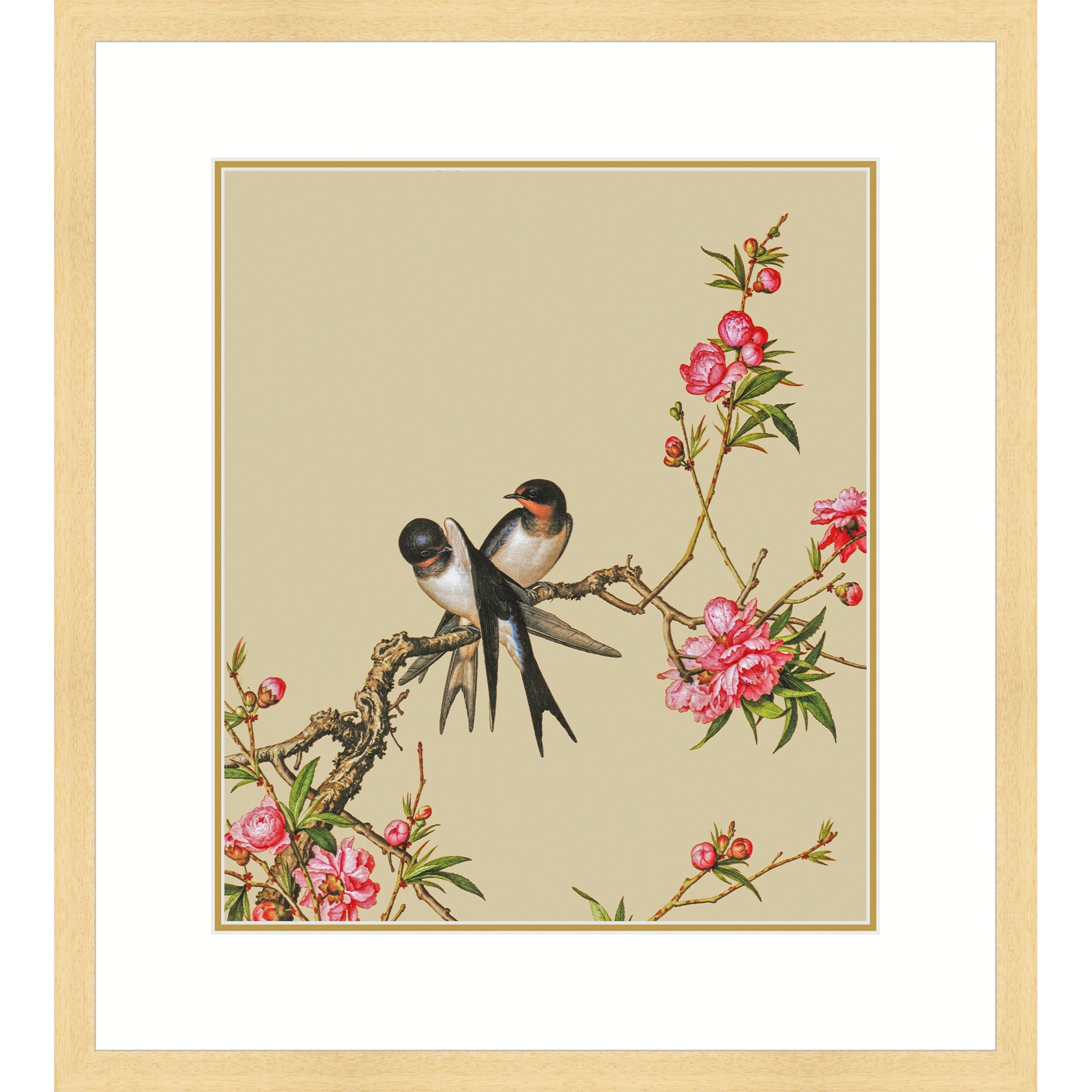 Magpies and Peach Blossoms