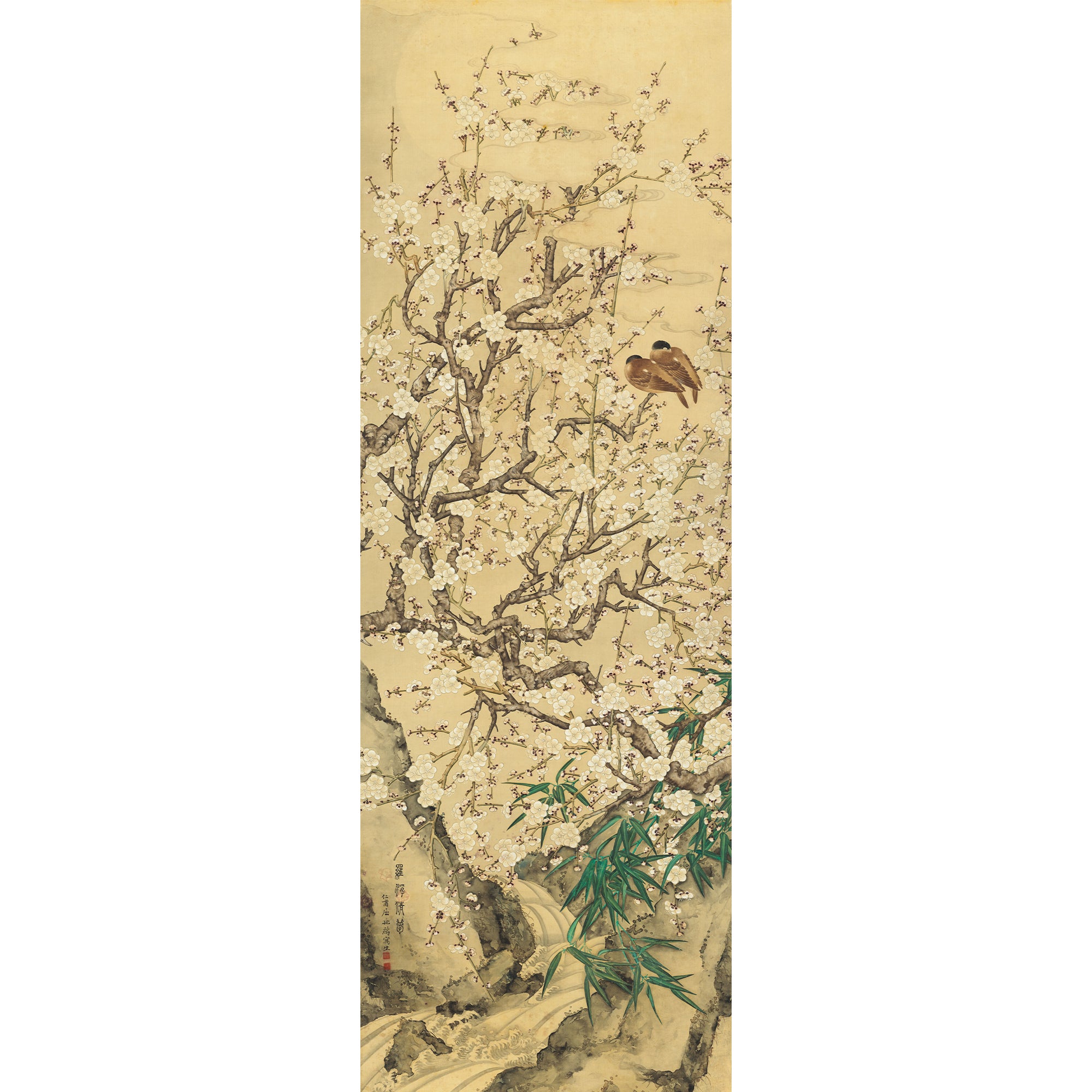 Creek-Side Plum Blossoms