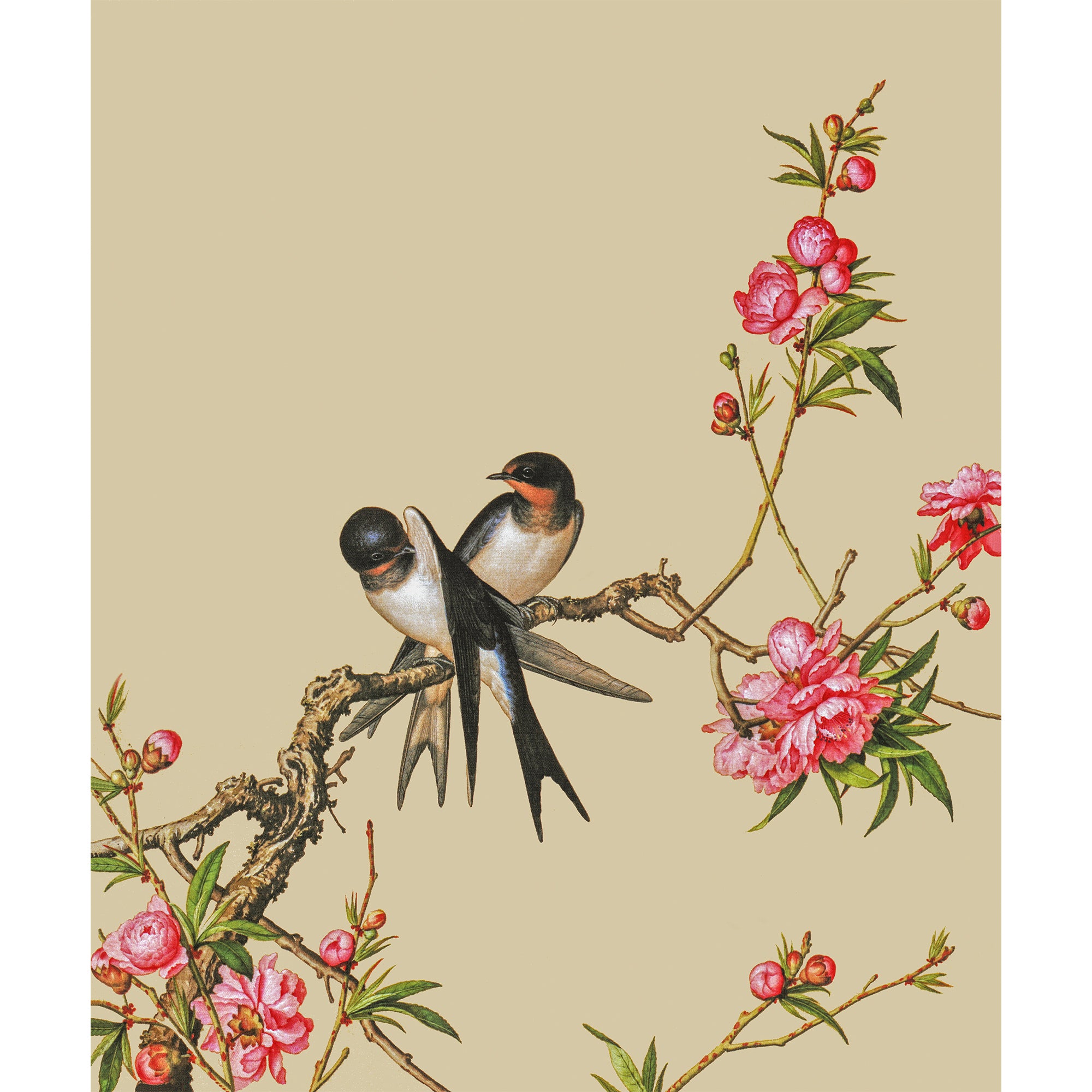 Magpies and Peach Blossoms