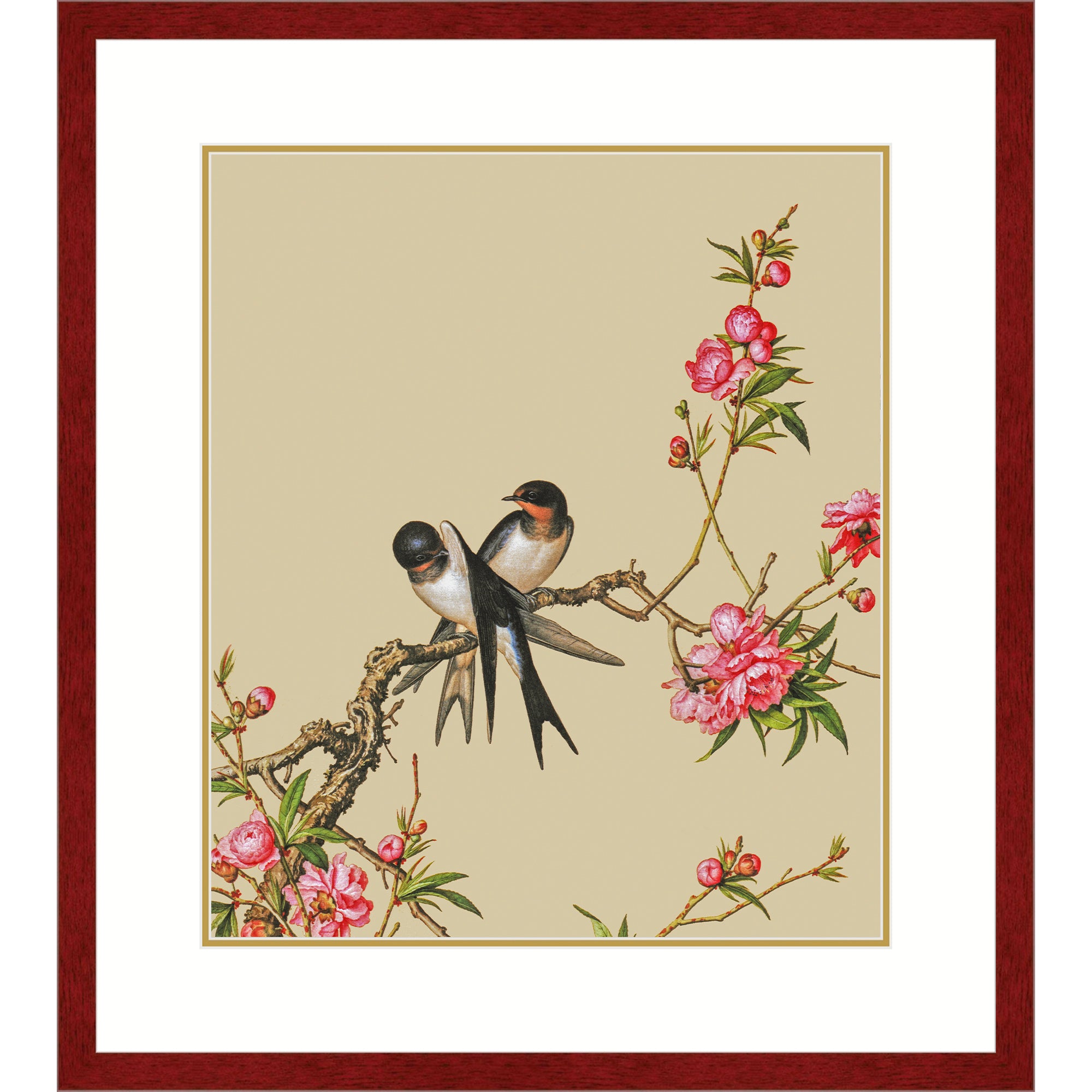 Magpies and Peach Blossoms