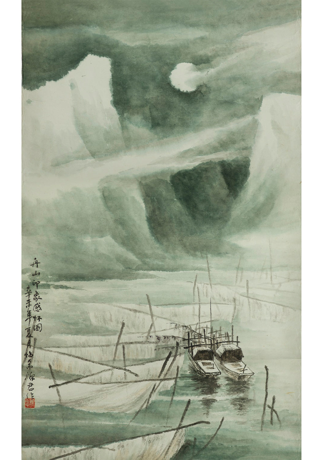 Boats and Tides in the Moonlight 2
