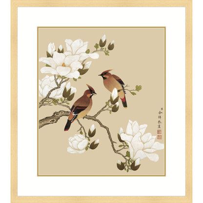 Magnolia and Rosefinches