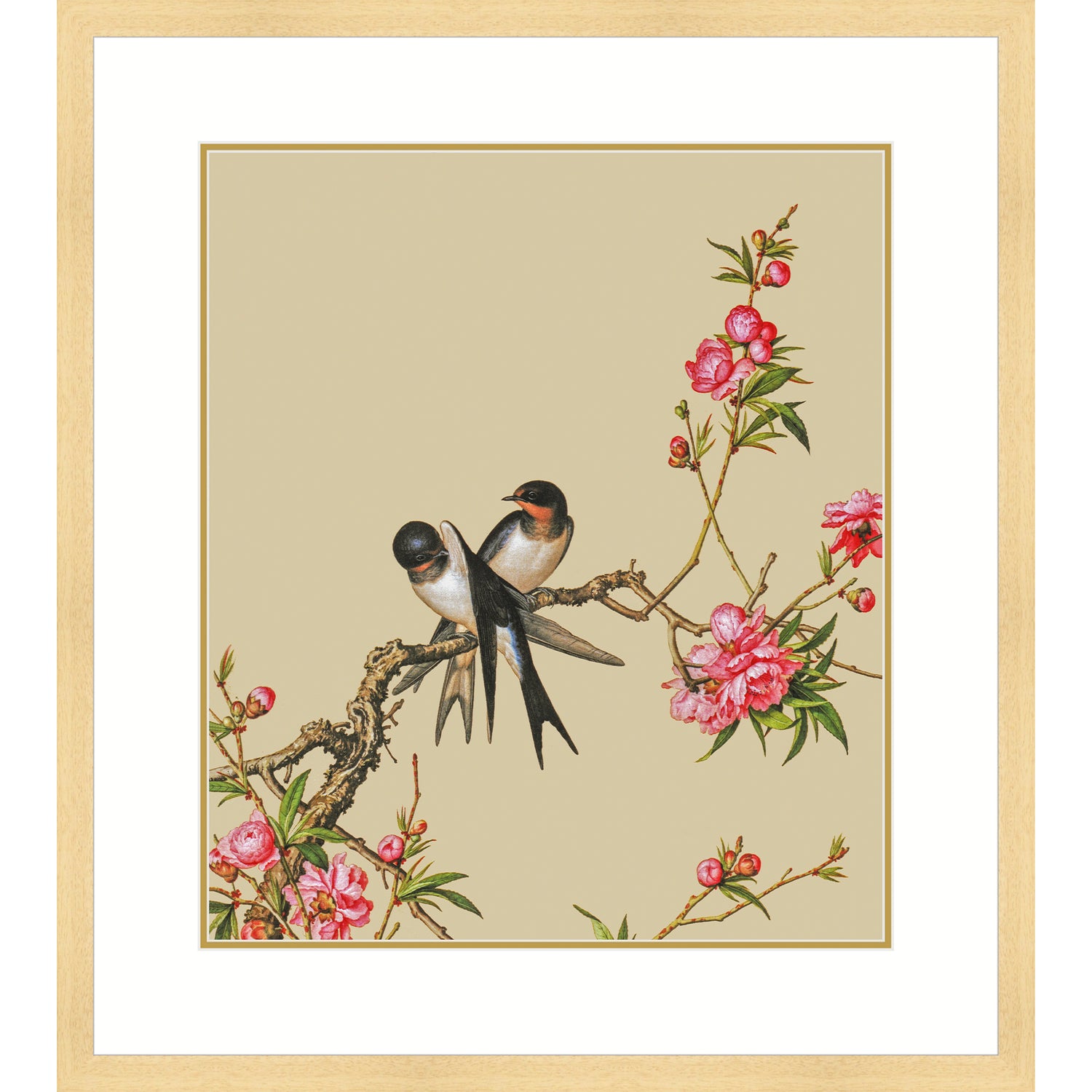 Magpies and Peach Blossoms