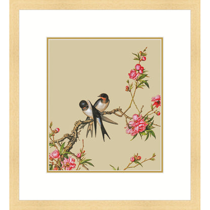Magpies and Peach Blossoms