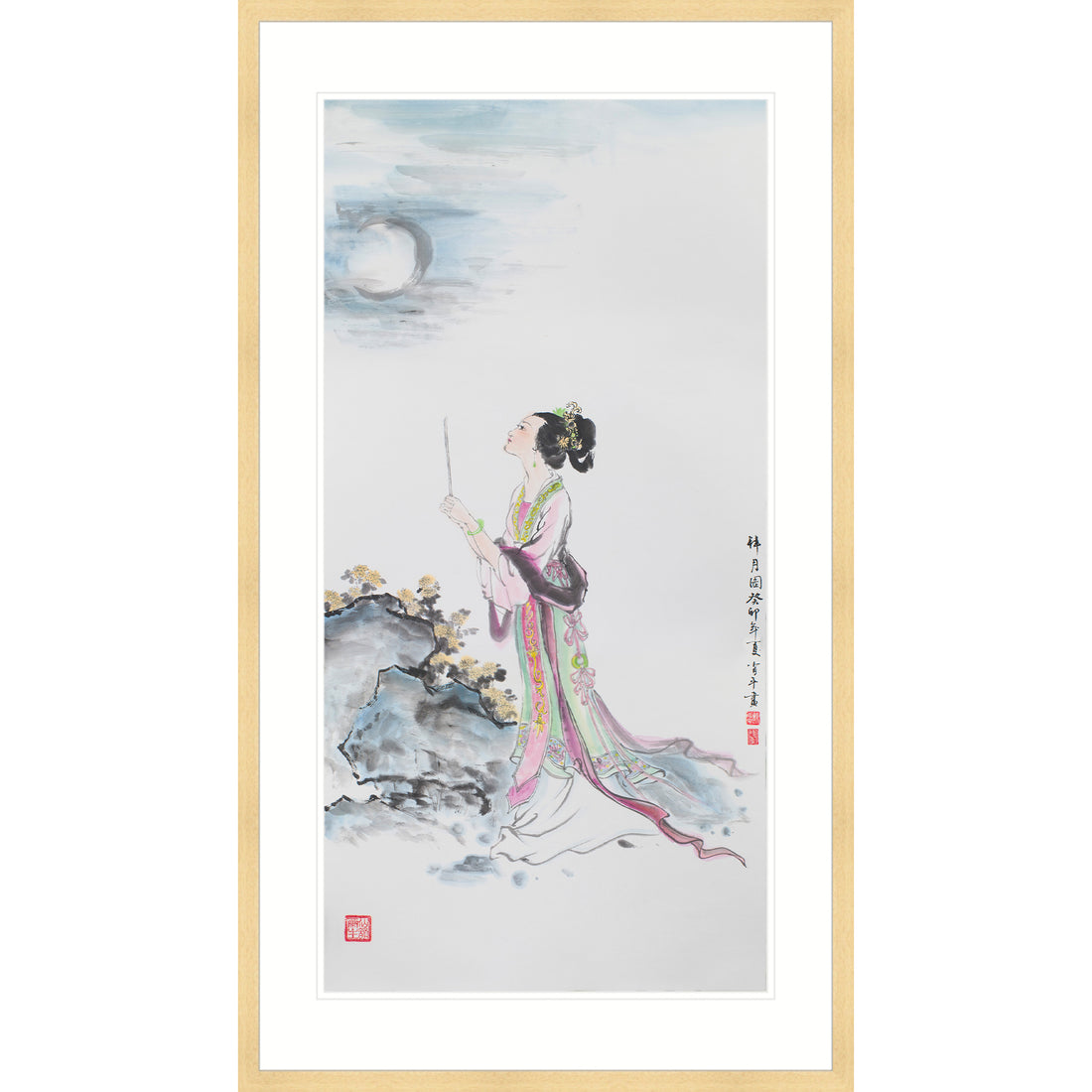 Portrait of Diao Chan Worshipping the Moon