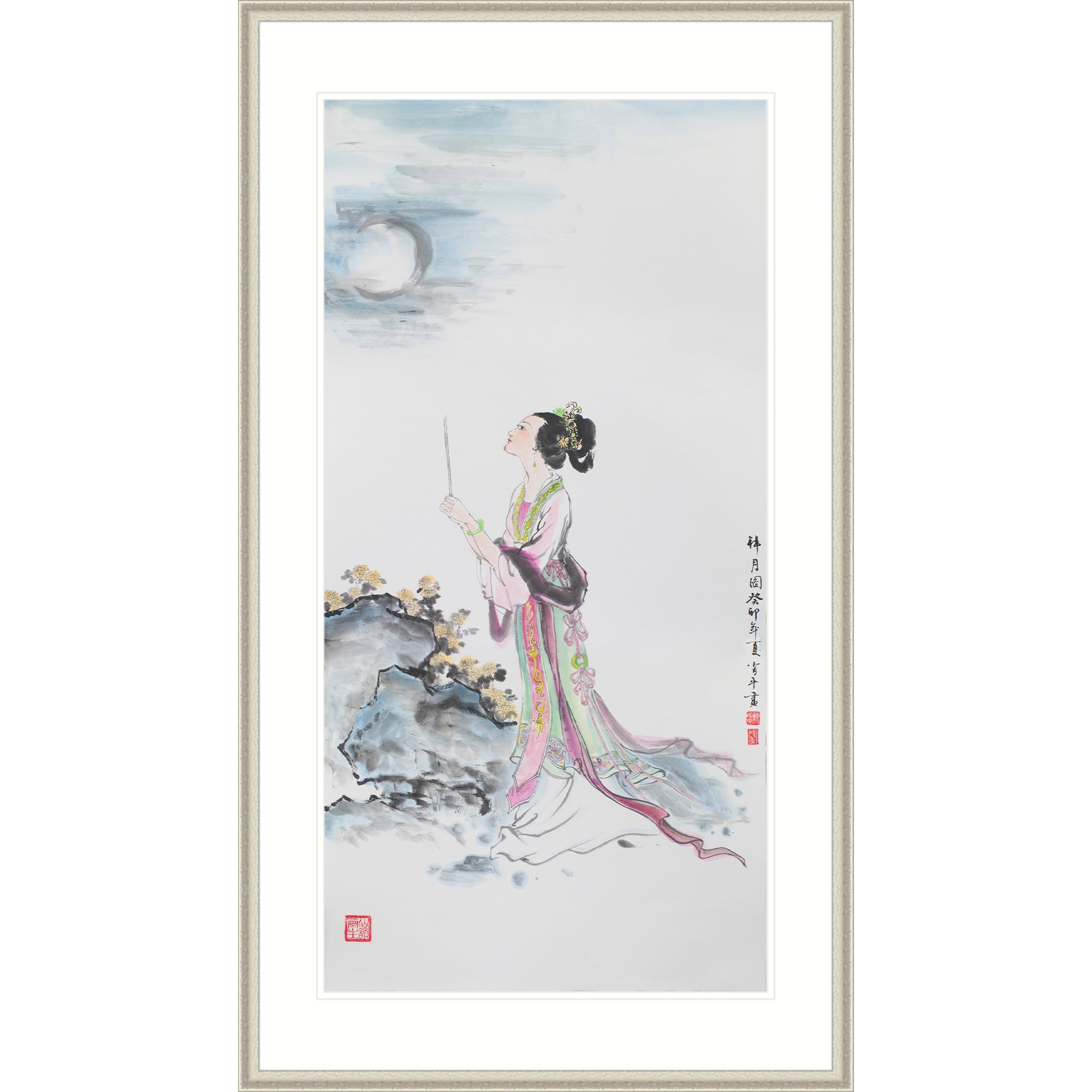 Portrait of Diao Chan Worshipping the Moon