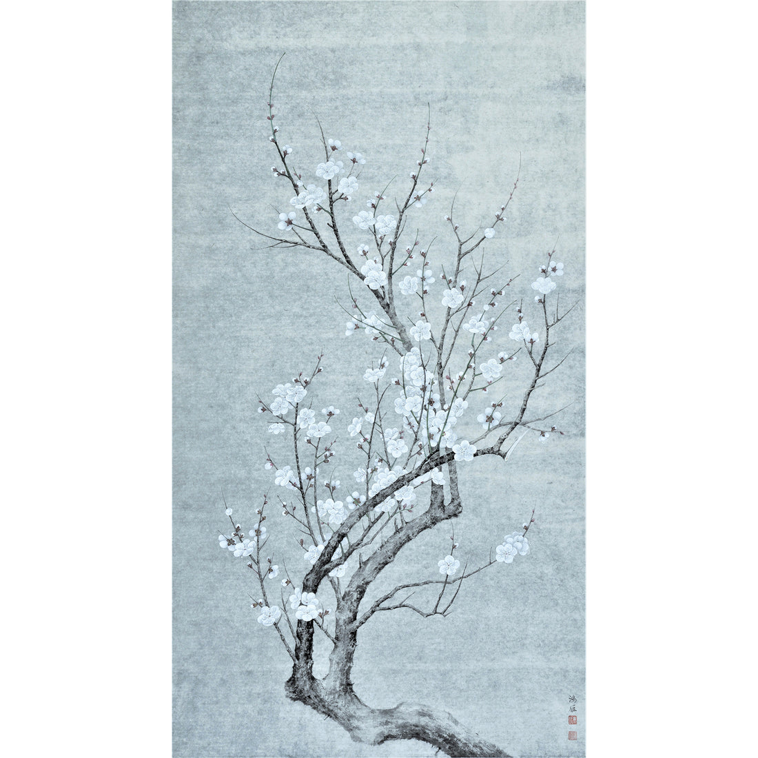 Plum Blossoms - Hanging Scroll