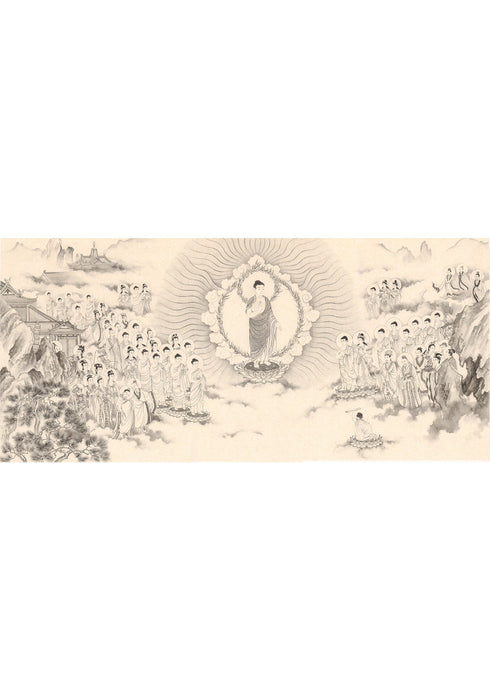 "Oath" Chinese Painting God Statue