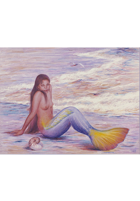 "Mermaid" Watercolor Character Style